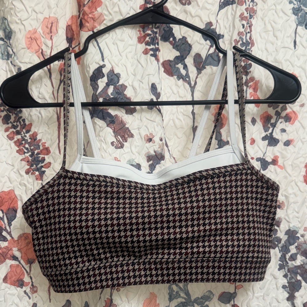 Houndstooth Sports Bra